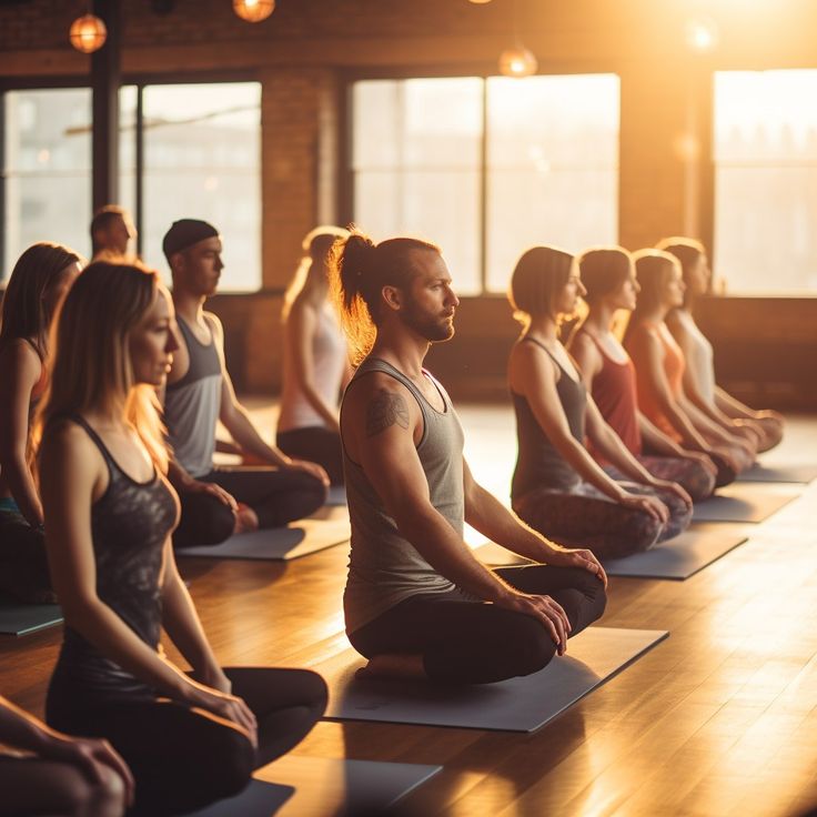 Пространство студии йоги